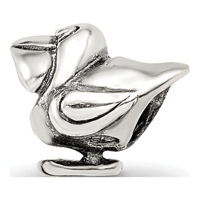 Sterling Silver Kids Pelican Bead – view 8