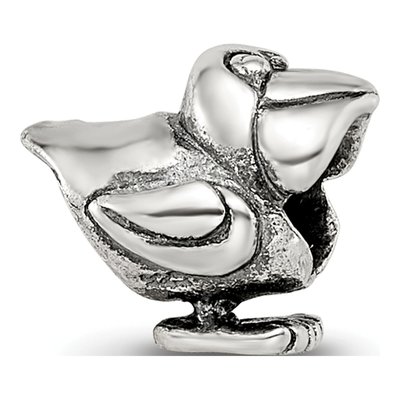 Sterling Silver Kids Pelican Bead