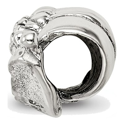 Sterling Silver Kids Snail Bead – view 4