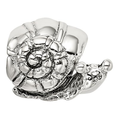 Sterling Silver Kids Snail Bead – view 6