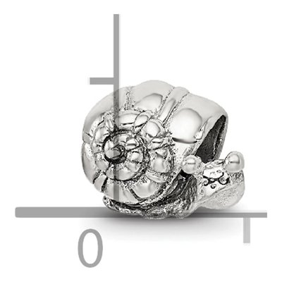 Sterling Silver Kids Snail Bead – view 7