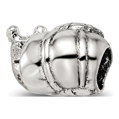 Sterling Silver Kids Snail Bead – view 8