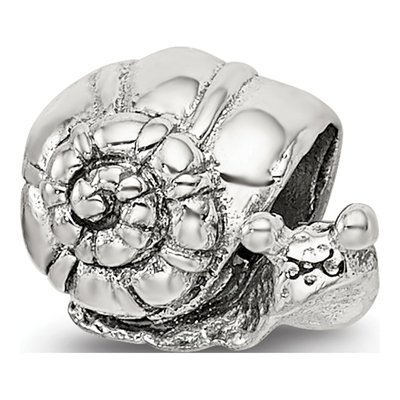 Sterling Silver Kids Snail Bead