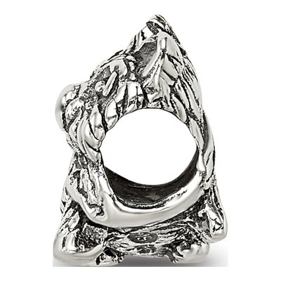 Sterling Silver Kids Dog Bead – view 4