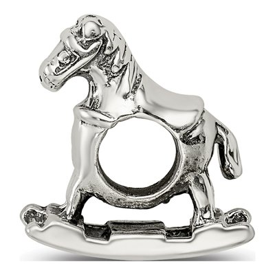 Sterling Silver Rocking Horse Bead – view 4