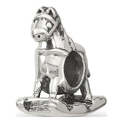 Sterling Silver Rocking Horse Bead