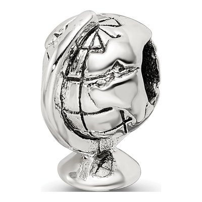 Sterling Silver Globe Bead – view 7