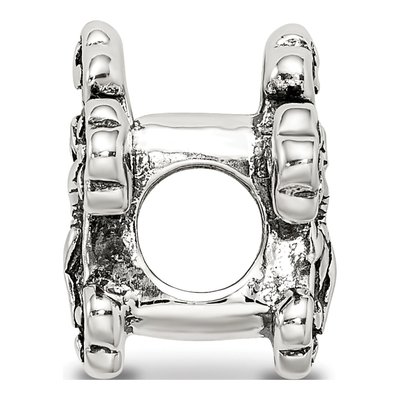 Sterling Silver Crucifix Bead – view 4