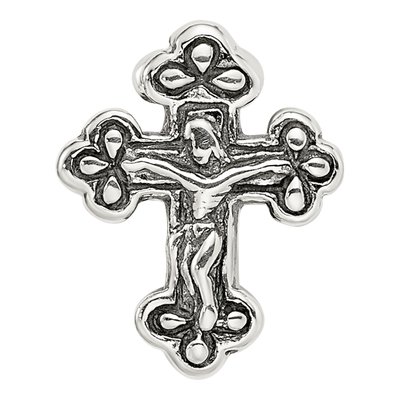 Sterling Silver Crucifix Bead – view 6