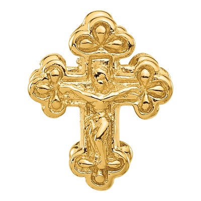 Gold-Plated Sterling Silver Crucifix Bead – view 4