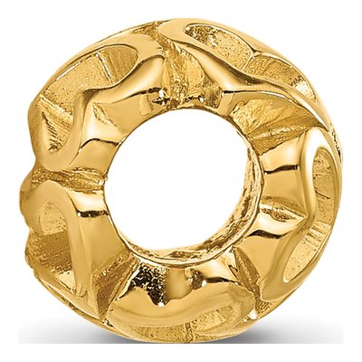 Gold-Plated Sterling Silver Multiple Hearts Bead – view 3