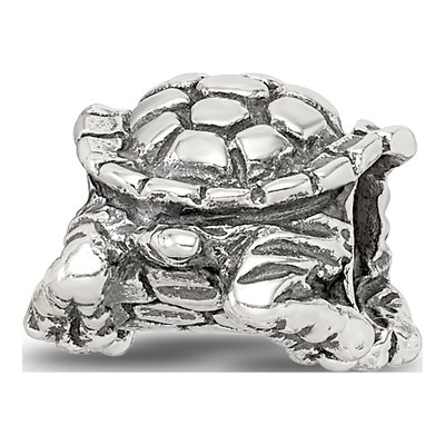 Sterling Silver Turtle Bead – view 6