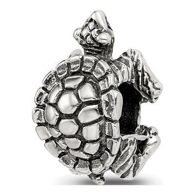 Sterling Silver Turtle Bead – view 7