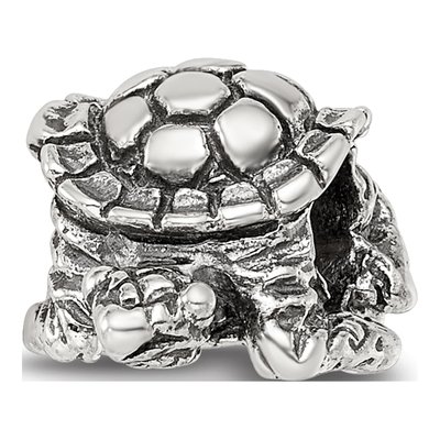 Sterling Silver Turtle Bead