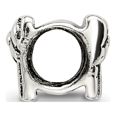 Sterling Silver Kids Christmas Present Bead – view 4