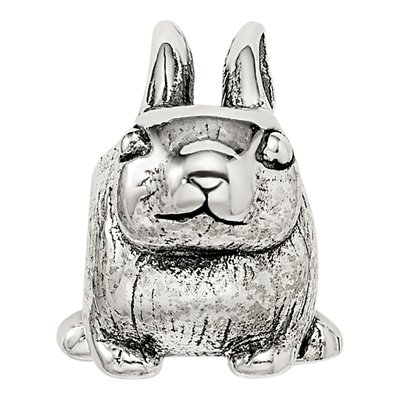 Sterling Silver Bunny Bead – view 5