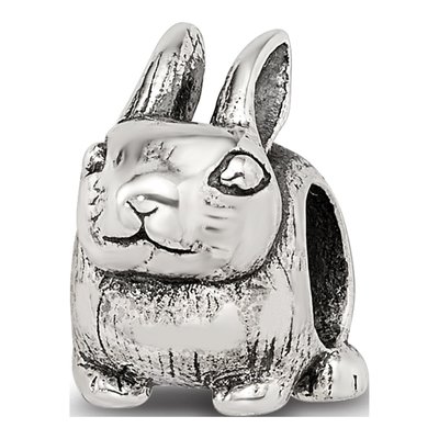 Sterling Silver Bunny Bead
