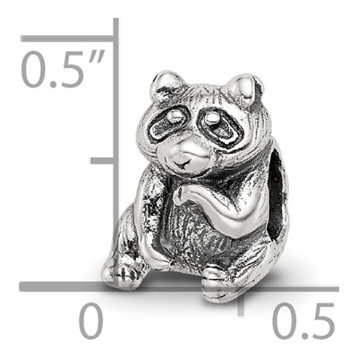 Sterling Silver Racoon Bead – view 6