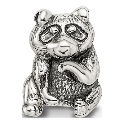 Sterling Silver Racoon Bead – view 7