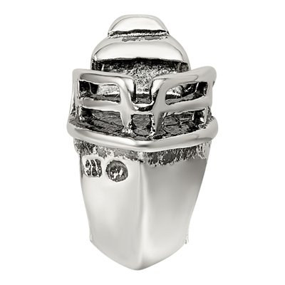 Sterling Silver Boat Bead – view 6