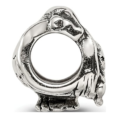 Sterling Silver Stork Bead – view 4