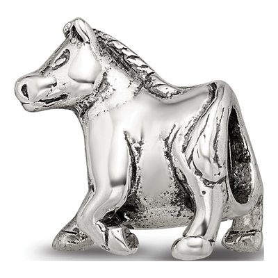 Sterling Silver Horse Bead