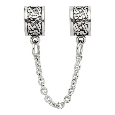 Sterling Silver Floral Security Bead – view 5