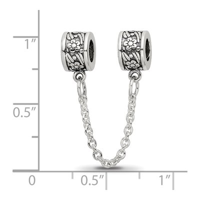 Sterling Silver Floral Security Bead – view 6