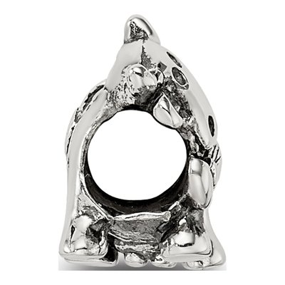 Sterling Silver Kids Cow Bead – view 4