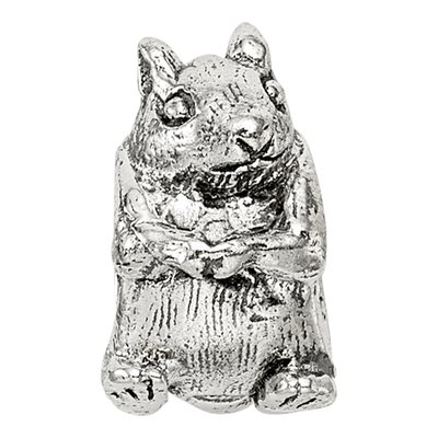 Sterling Silver Squirrel Bead – view 5