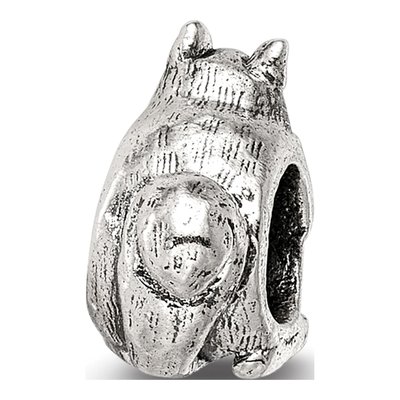 Sterling Silver Squirrel Bead – view 7