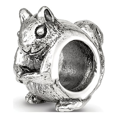Sterling Silver Squirrel Bead
