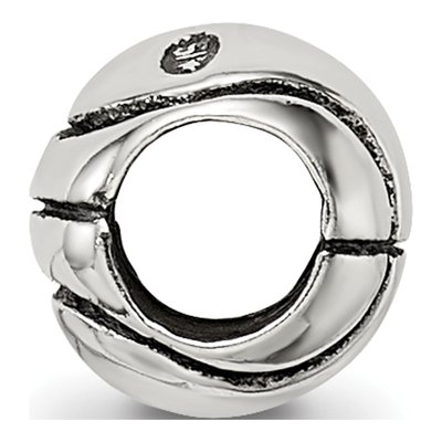 Sterling Silver Kids Basketball Bead – view 4