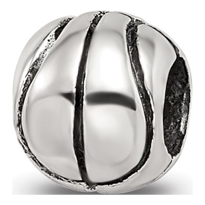 Sterling Silver Kids Basketball Bead