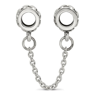 Sterling Silver Heart Security Bead – view 4