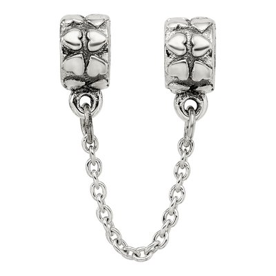 Sterling Silver Heart Security Bead – view 6