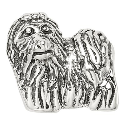 Sterling Silver Yorkshire Terrier Bead – view 5