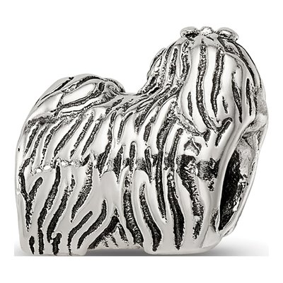 Sterling Silver Yorkshire Terrier Bead – view 7