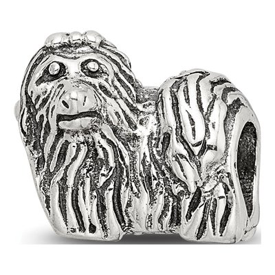 Sterling Silver Yorkshire Terrier Bead