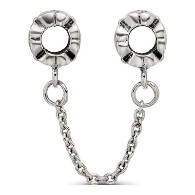 Sterling Silver Floral Security Bead – view 4