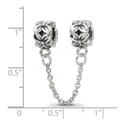 Sterling Silver Floral Security Bead – view 5