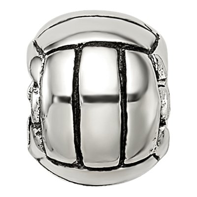 Sterling Silver Kids Volleyball Bead – view 5