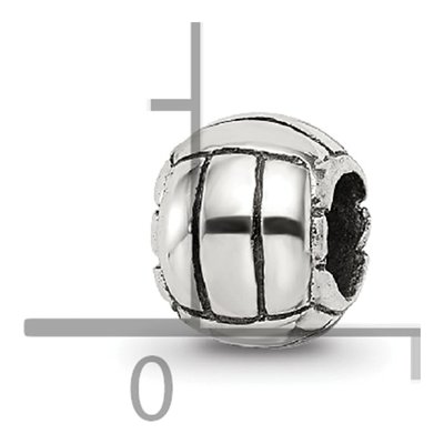 Sterling Silver Kids Volleyball Bead – view 6