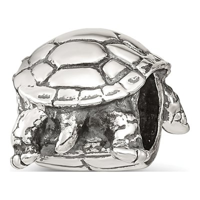 Sterling Silver Turtle Bead – view 6