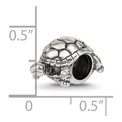 Sterling Silver Turtle Bead – view 7