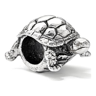 Sterling Silver Turtle Bead – view 8