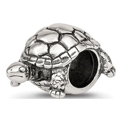 Sterling Silver Turtle Bead