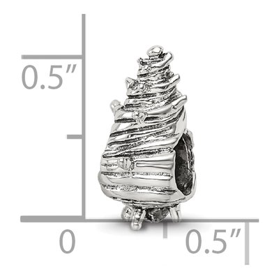 Sterling Silver Shell Bead – view 7