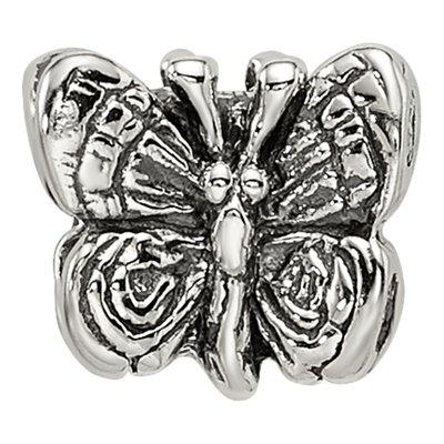 Sterling Silver Kids Butterfly Bead – view 5