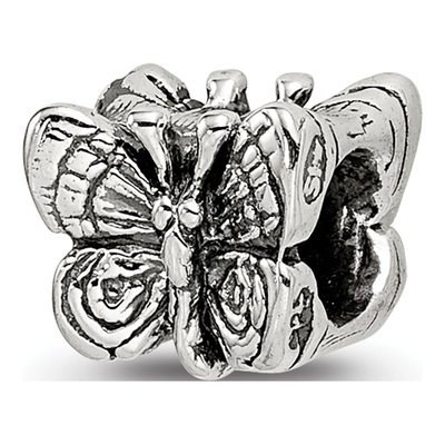 Sterling Silver Kids Butterfly Bead